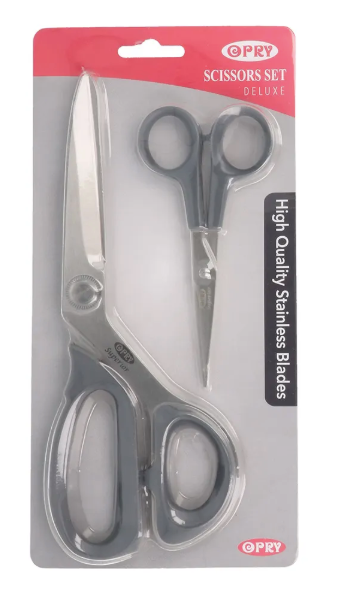 Ciseaux Opry en acier inoxydable 20,5 + 12,5 cm gris