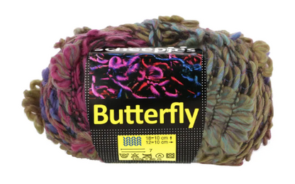 DIY-kit Bouclé Vest | Taille Unique | Scheepjes Butterfly | CL-B007