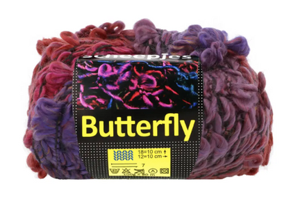 DIY-kit Bouclé Vest | Taille Unique | Scheepjes Butterfly | CL-B007