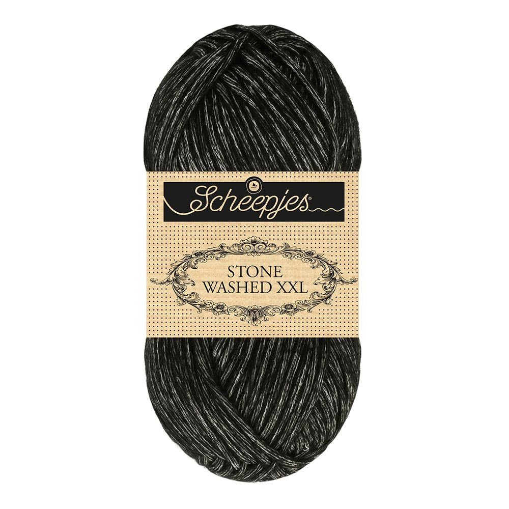 Scheepjes Stone Washed XXL 100g - 843 Black Onyx