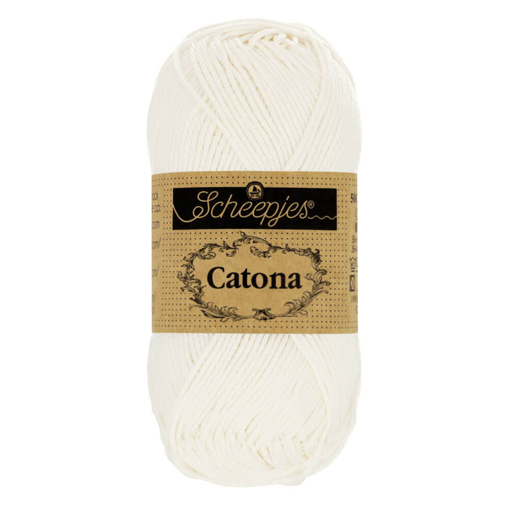 Scheepjes Catona 10g - 105 Bridal White