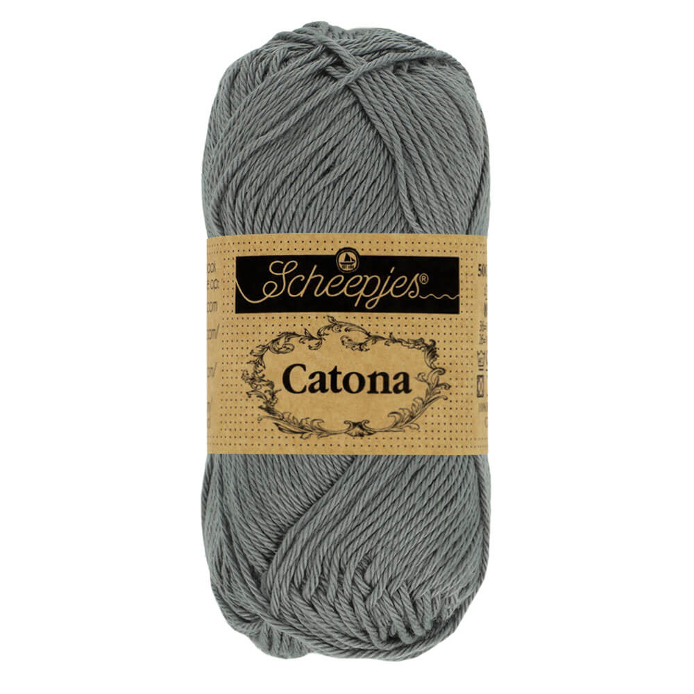 Scheepjes Catona 10g - 242 Metal Grey