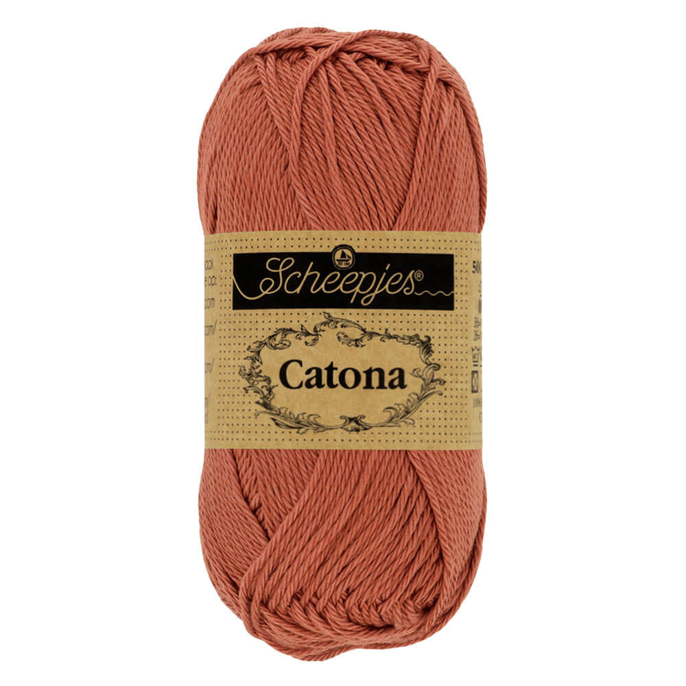 Scheepjes Catona 10g - 504 Brick Red