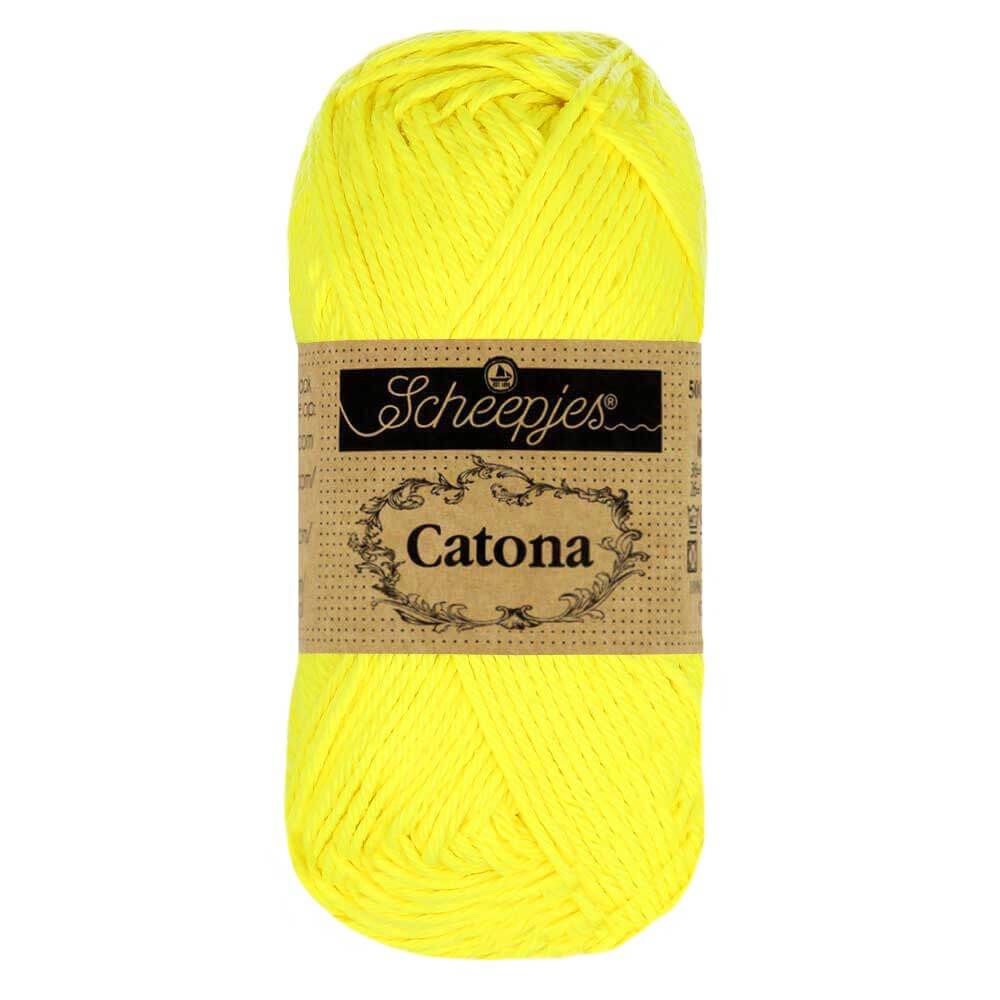 Scheepjes Catona 10g - 601 Neon Yellow