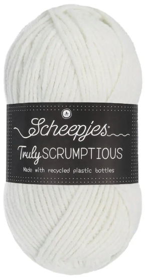 DIY-kit Gehaakt Kabelkussen | 50 × 50 cm | Scheepjes Truly Scrumptious | CL-H003