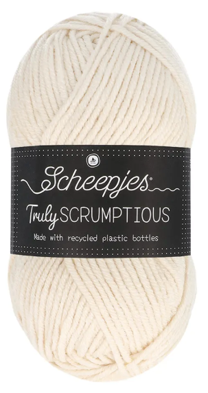 DIY-kit Gehaakt Kabelkussen | 50 × 50 cm | Scheepjes Truly Scrumptious | CL-H003