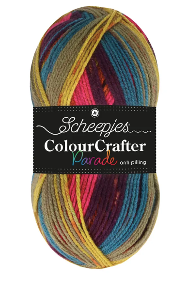 Scheepjes Colour Crafter Parade | Meerkleurig DK-garen | 100g