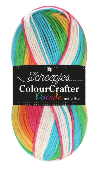 Scheepjes Colour Crafter Parade | Meerkleurig DK-garen | 100g