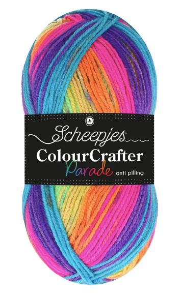Scheepjes Colour Crafter Parade | Meerkleurig DK-garen | 100g
