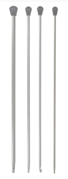 Bohin Tunische haaknaald aluminium 35cm