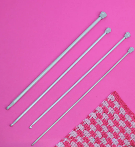 Bohin Tunische haaknaald aluminium 35cm