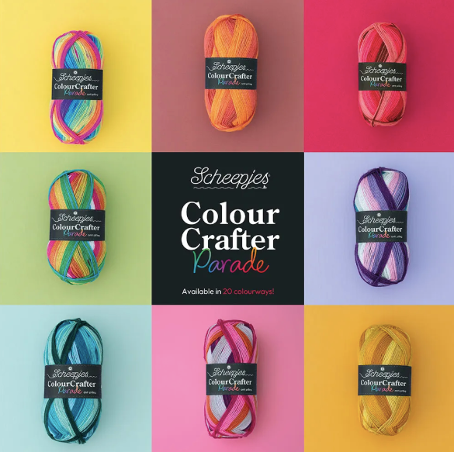 Scheepjes Colour Crafter Parade | Meerkleurig DK-garen | 100g